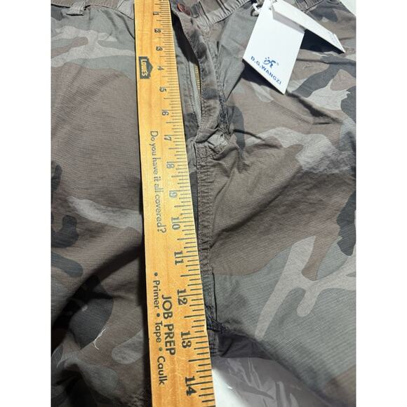 Men's Cargo Shorts Elastic Waist Multi Pocket Hiking Outdoor Camo Cotton Sz 40.. - Picture 15 of 16